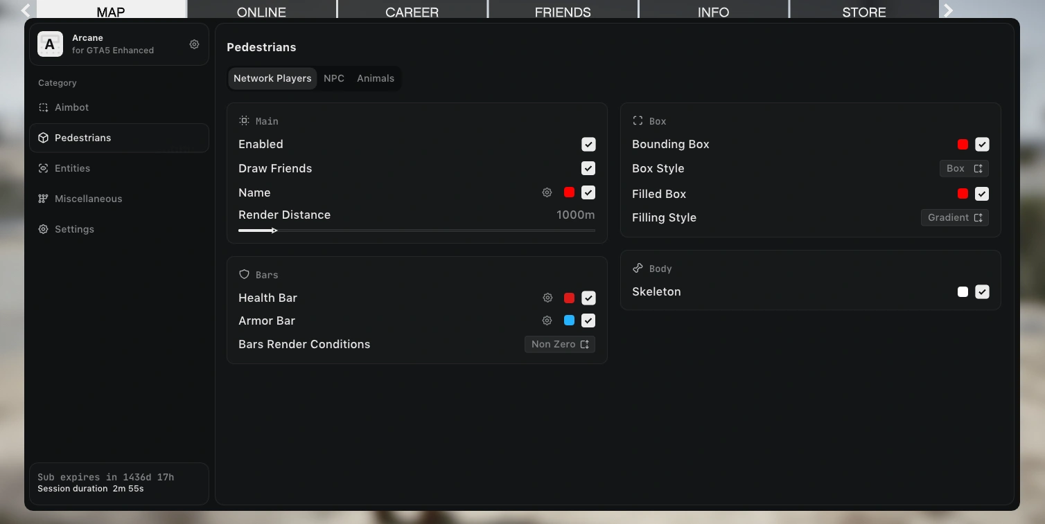 Arcane: GTA Online Cheat