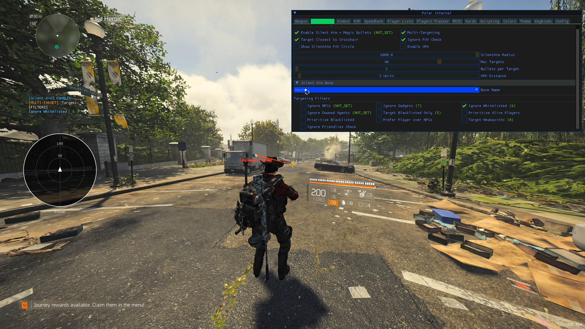 Polar: The Division 2 Internal Cheat