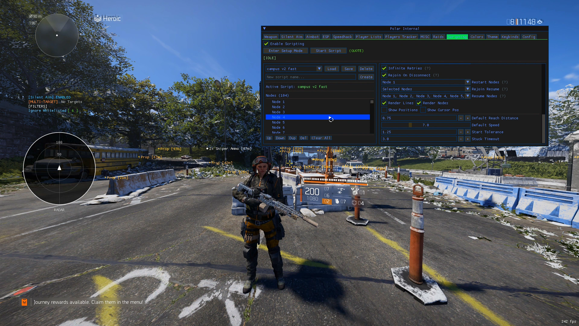 Polar: The Division 2 Internal Cheat