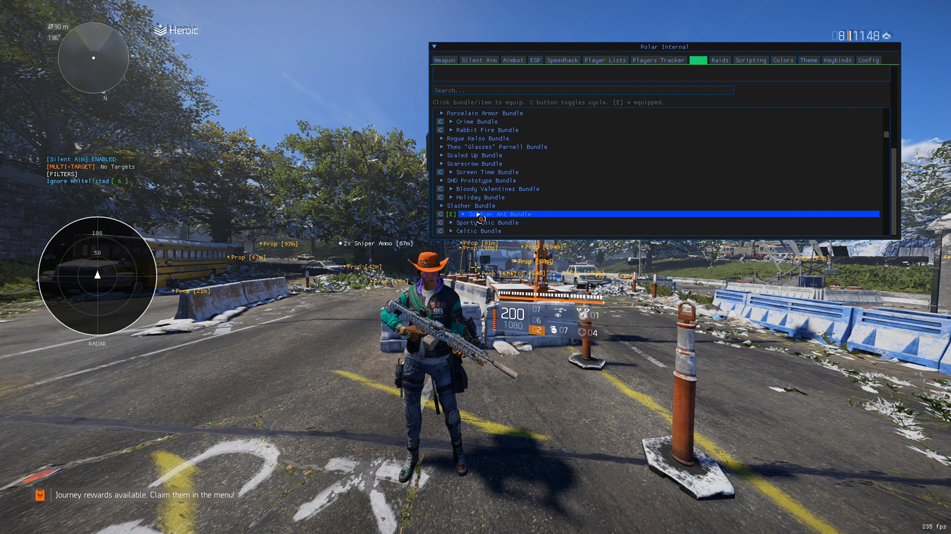 Polar: The Division 2 Internal Cheat