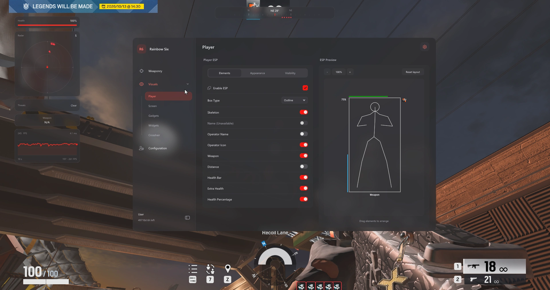 Toshi: R6S Internal Cheat