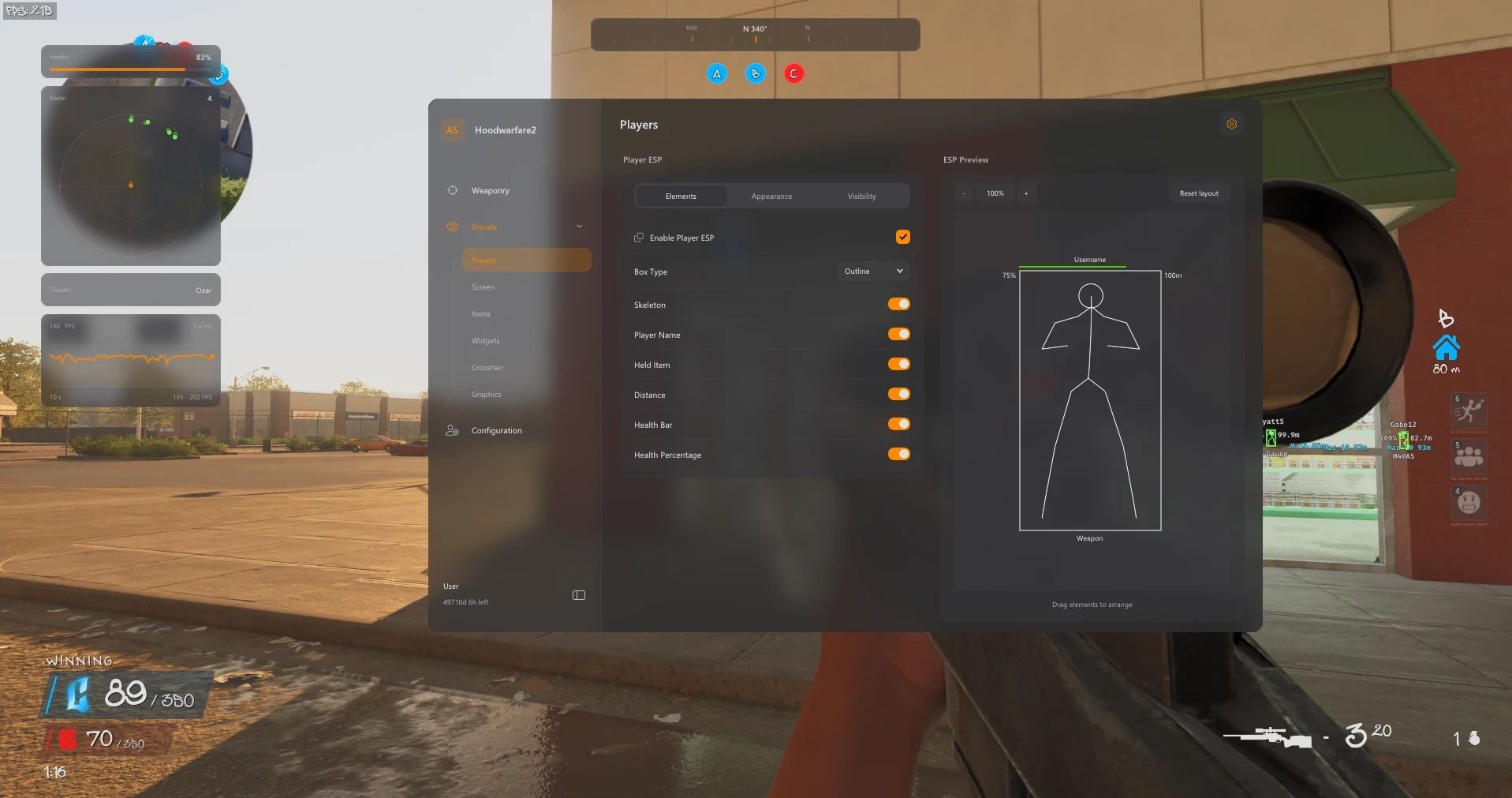 Toshi: Hood Warfare 2 Cheat