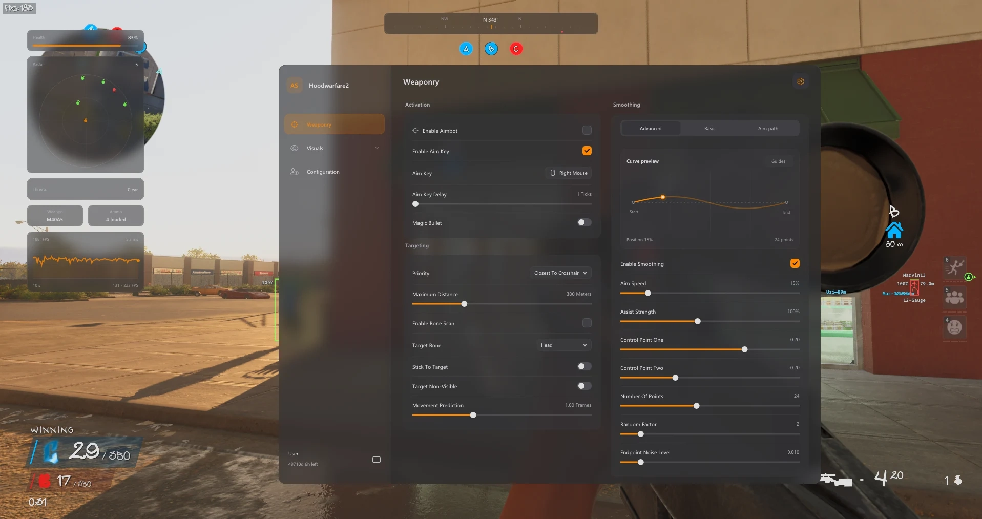 Toshi: Hood Warfare 2 Cheat