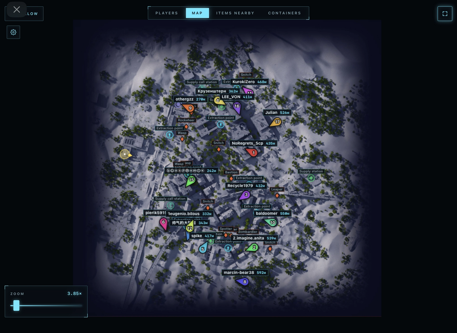 Arcane: ARC Raiders Browser Radar