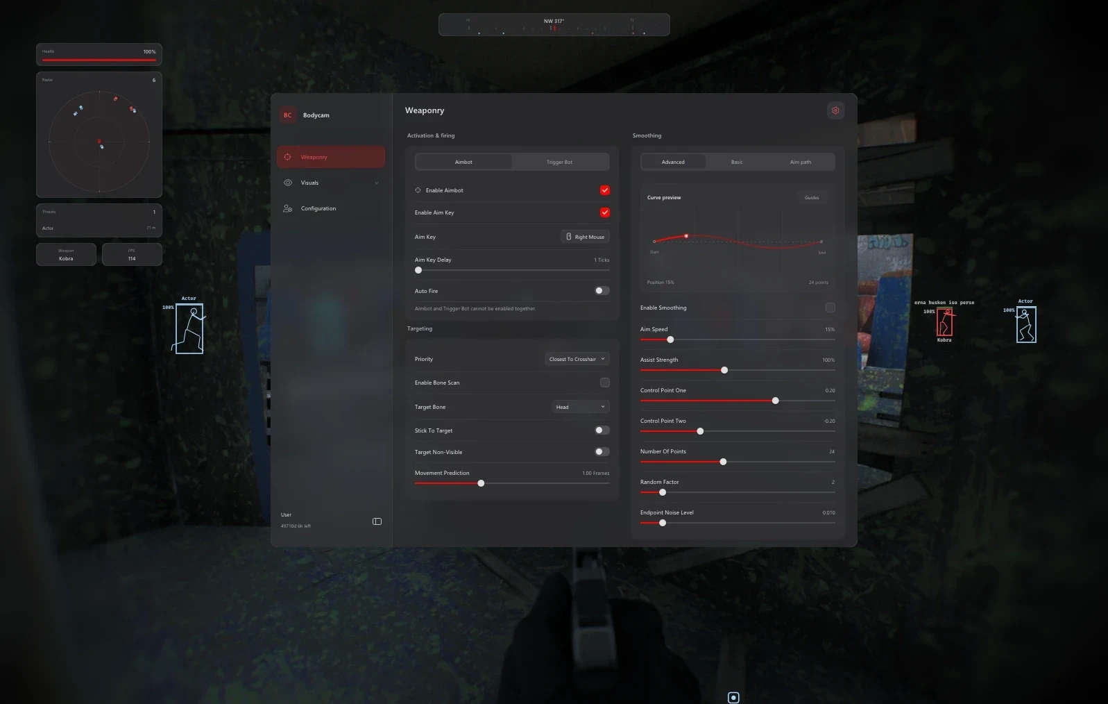 Toshi: Bodycam Cheat
