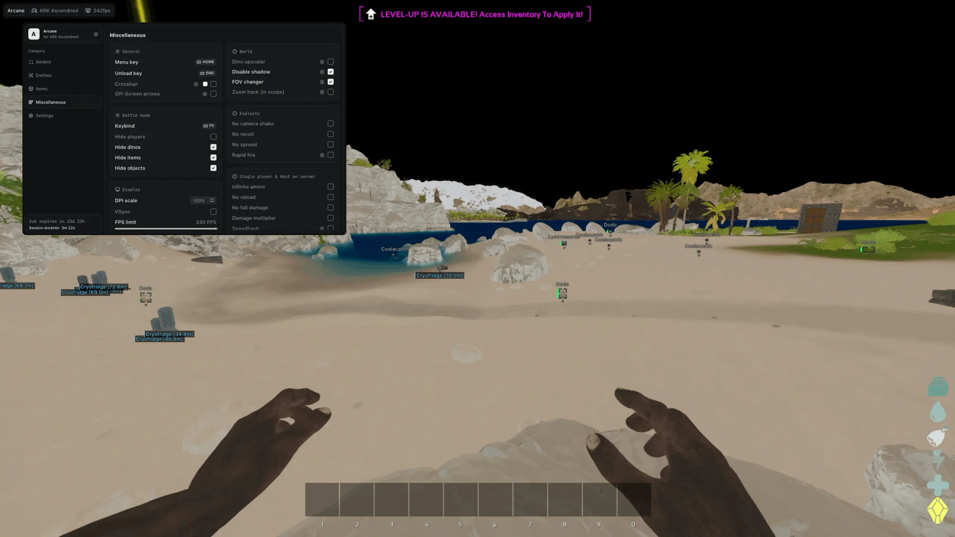 Arcane: ARK Ascended Cheat